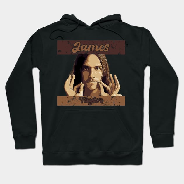 james taylor, 1970s Hoodie by Degiab